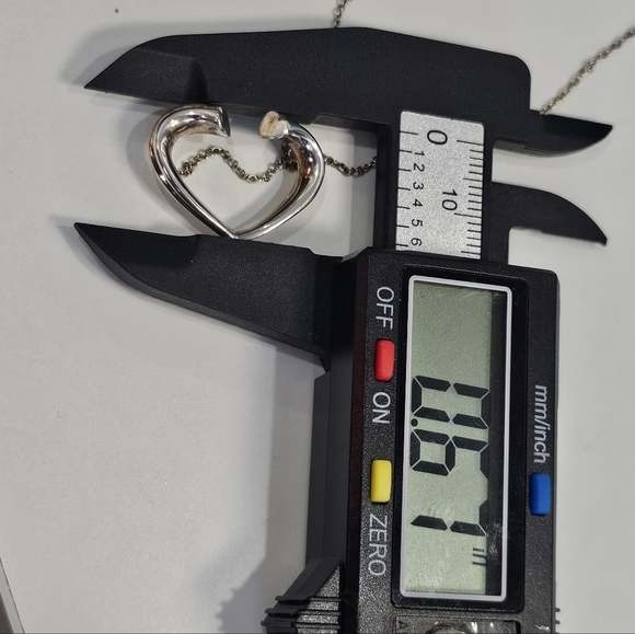 ✨️Tiffany & Co. Tenderness Heart Paloma Picasso 925 Sterling Silver Necklace 💚 - Picture 11 of 14